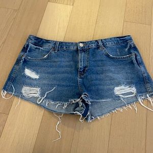 Topshop denim shorts